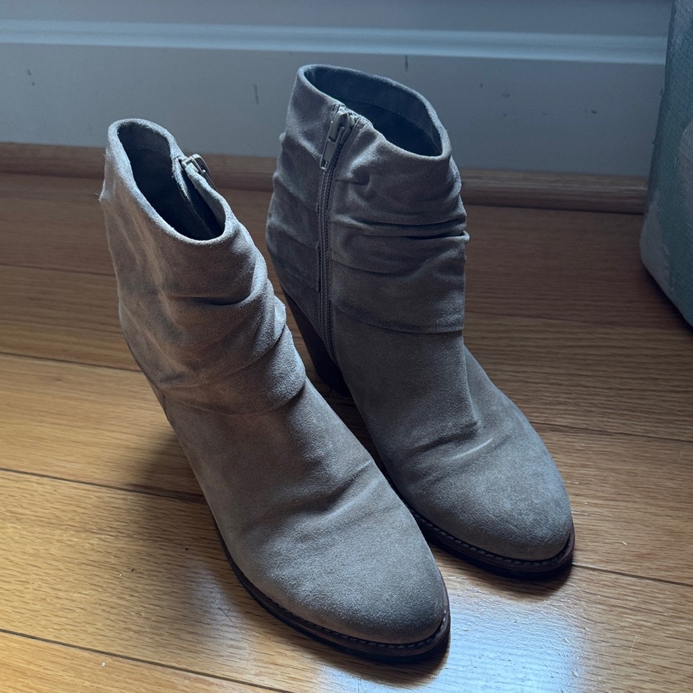 ECHT Suede Tan Ankle Booties